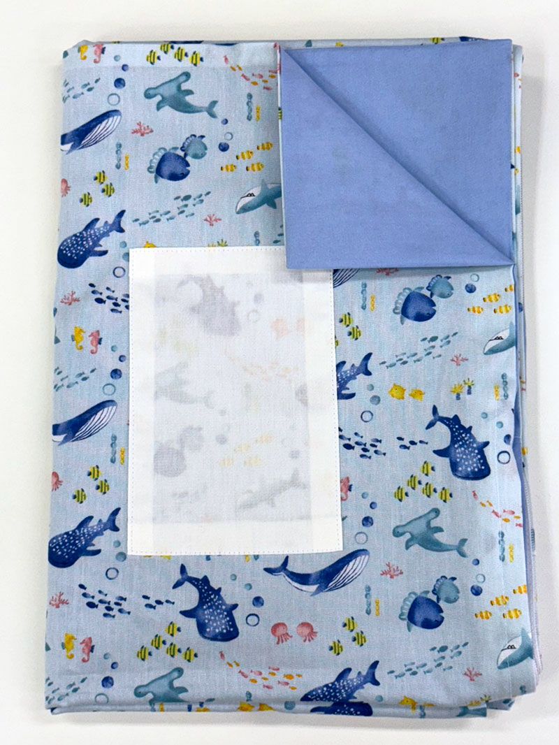 【掛け布団+カバー】お昼寝布団 男の子柄 海みずいろ