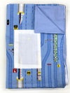 【掛け布団+カバー】お昼寝布団 男の子柄 電車レール