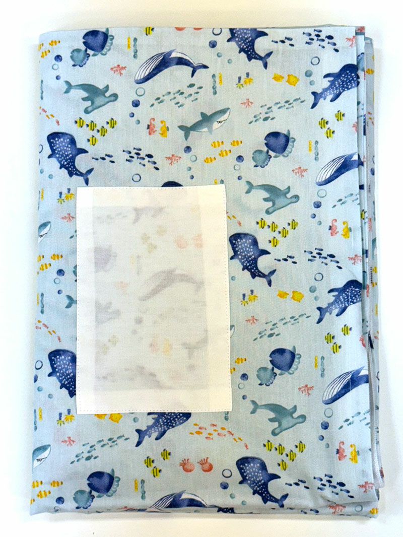 【敷き布団+カバー】お昼寝布団 男の子柄 海みずいろ