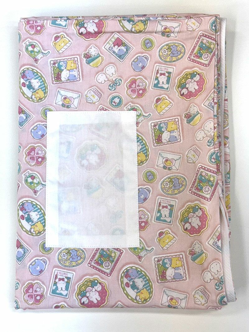 【敷き布団+カバー】お昼寝ふとん 女の子柄 ファンシーアニマルピンク