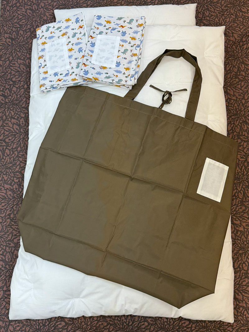 【お昼寝布団セット】 保育園幼稚園お昼寝用 恐竜ホワイト