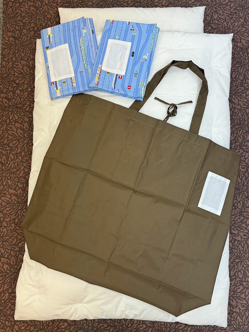 【お昼寝布団セット】 保育園幼稚園お昼寝用 電車レール