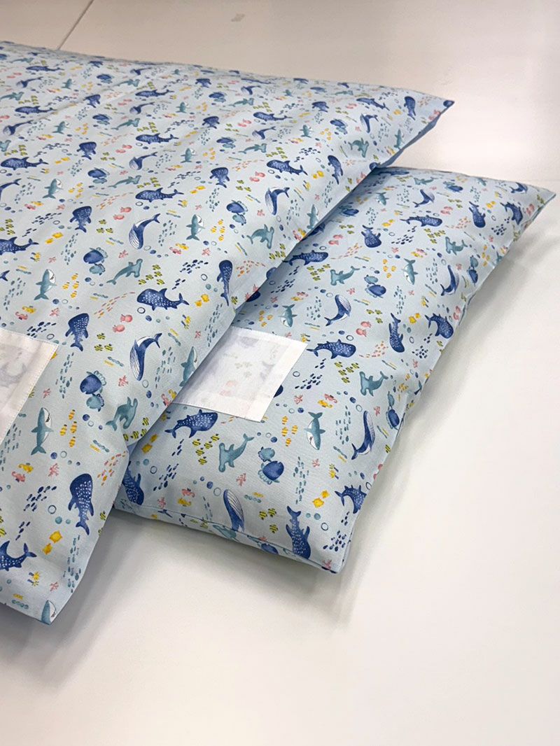 【お昼寝布団セット】 保育園幼稚園お昼寝用 海みずいろ