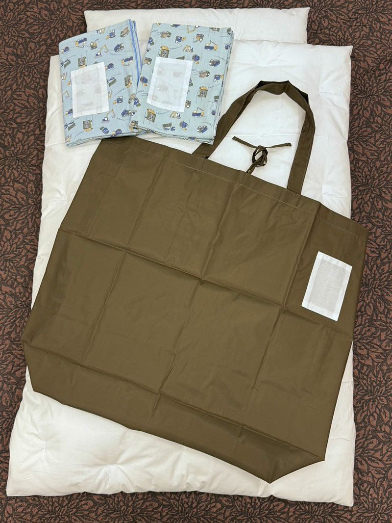 【お昼寝布団セット】 保育園幼稚園お昼寝用 はたらく車みずいろ