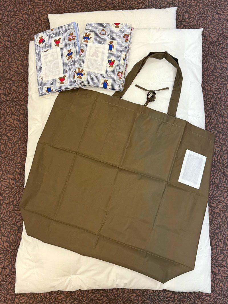 【お昼寝布団セット】 保育園幼稚園お昼寝用 くま青