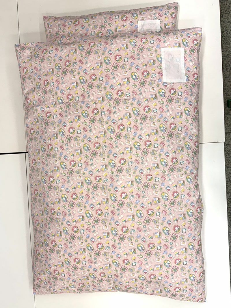 【お昼寝布団セット】 保育園幼稚園お昼寝用 ファンシーアニマルピンク